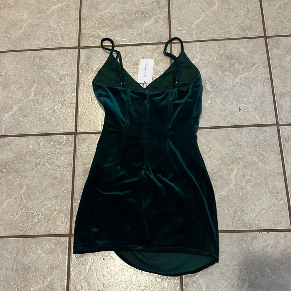 Lovers + Friends Green Velvet Mini Dress - Picture 8 of 10